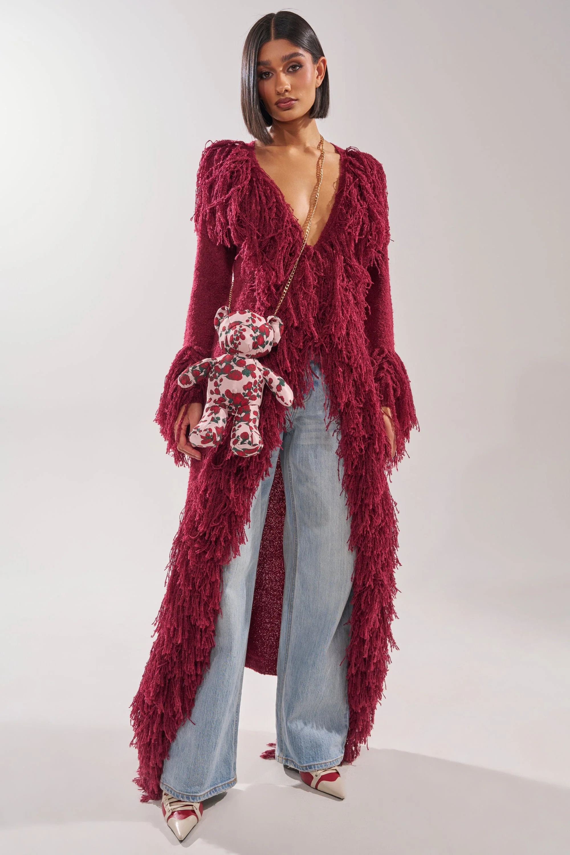 CAN'T GET ENOUGH FRINGE CARDIGAN - Image 6