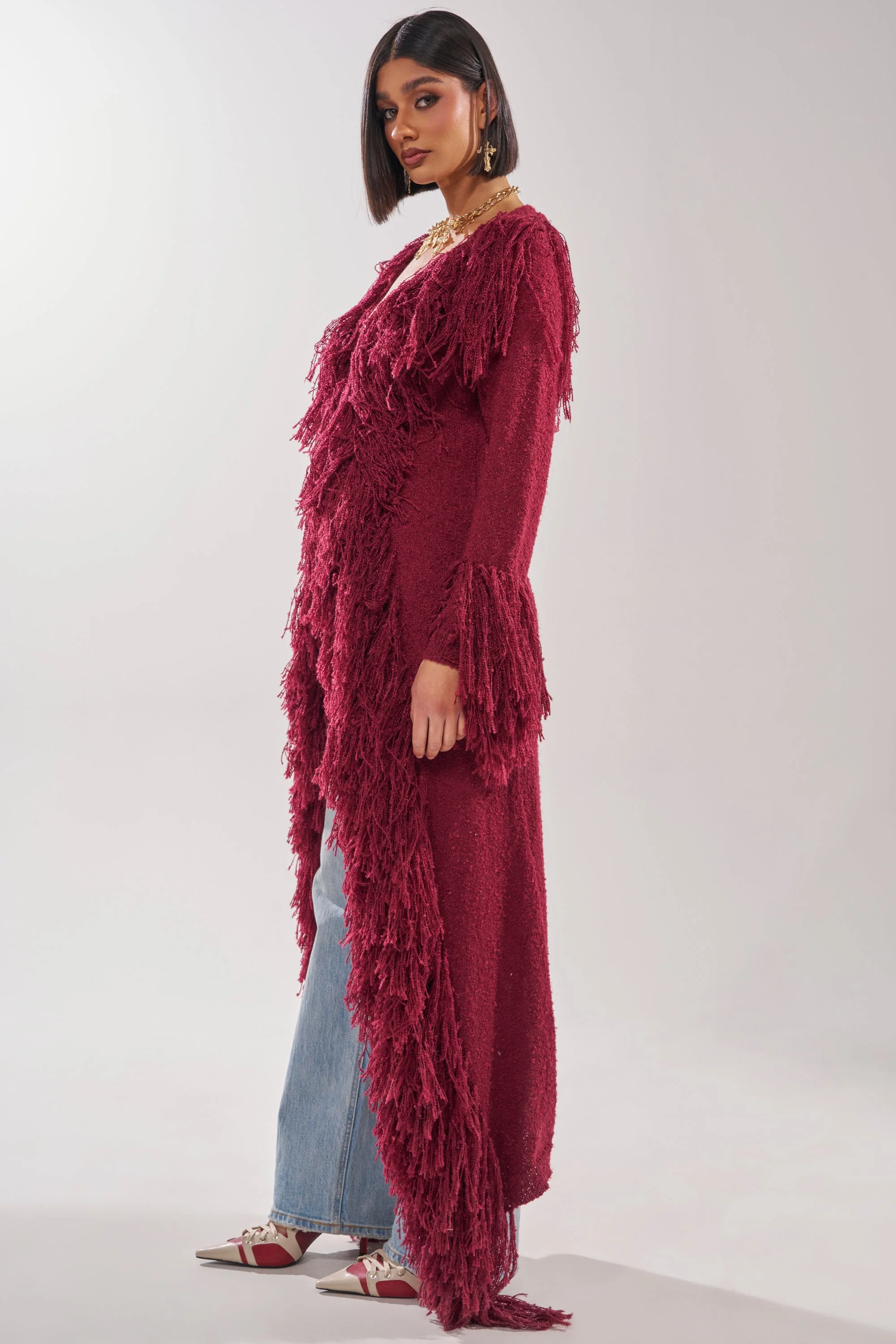 CAN'T GET ENOUGH FRINGE CARDIGAN - Image 7