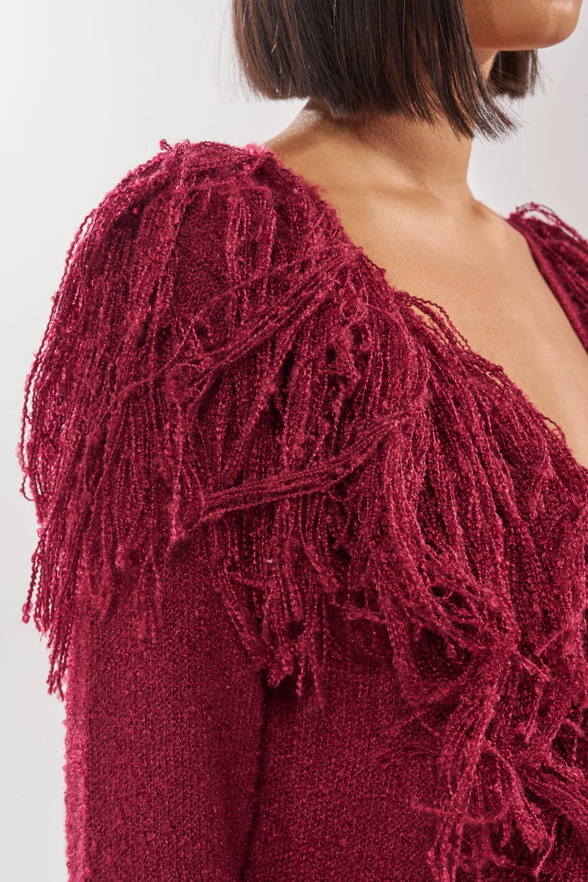 CAN'T GET ENOUGH FRINGE CARDIGAN - Image 9