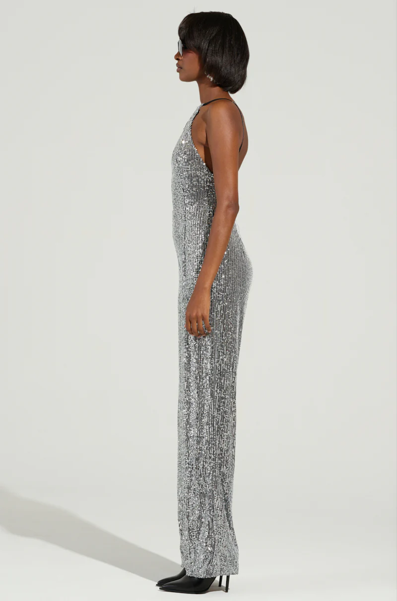 CAN'T MISS ME SEQUIN JUMPSUIT - Image 5
