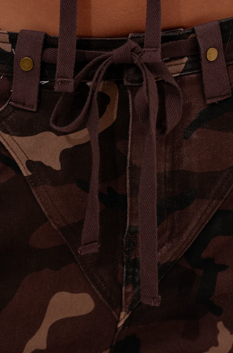 CANT SEE ME BROWN CAMP CARGO JOGGER - Image 8