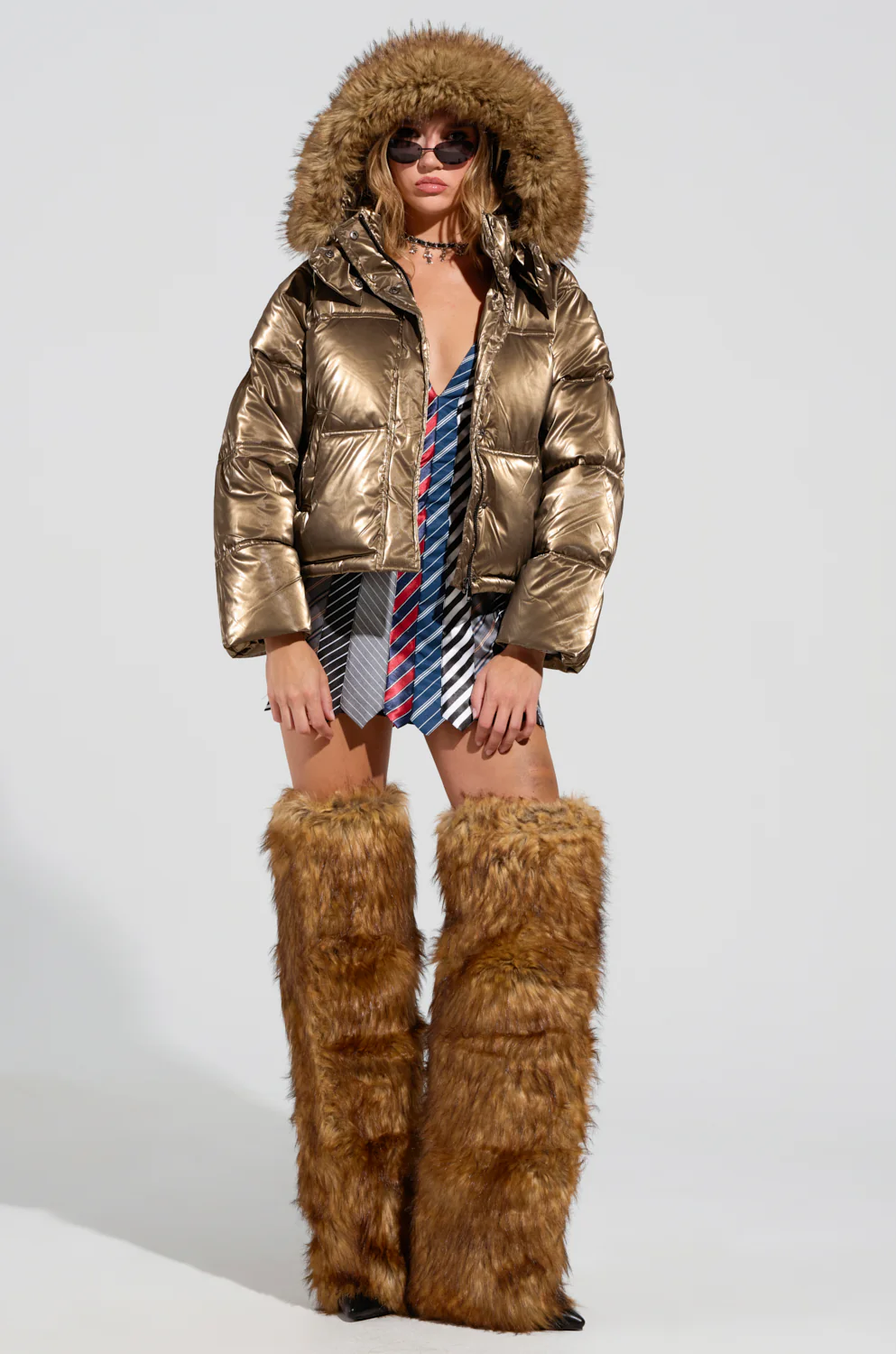 CAPRI FUR TRIM PUFFER - Image 11