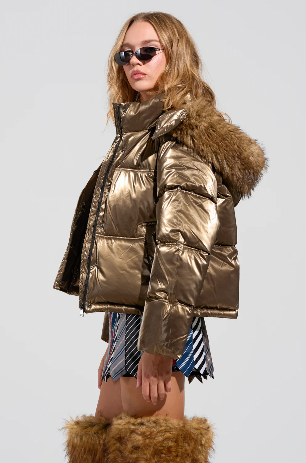 CAPRI FUR TRIM PUFFER - Image 5