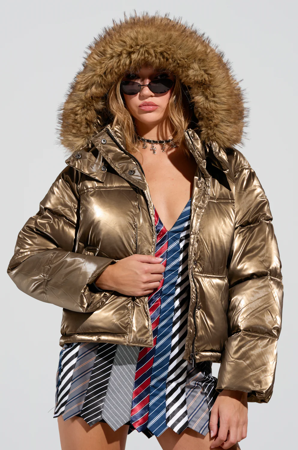 CAPRI FUR TRIM PUFFER - Image 6
