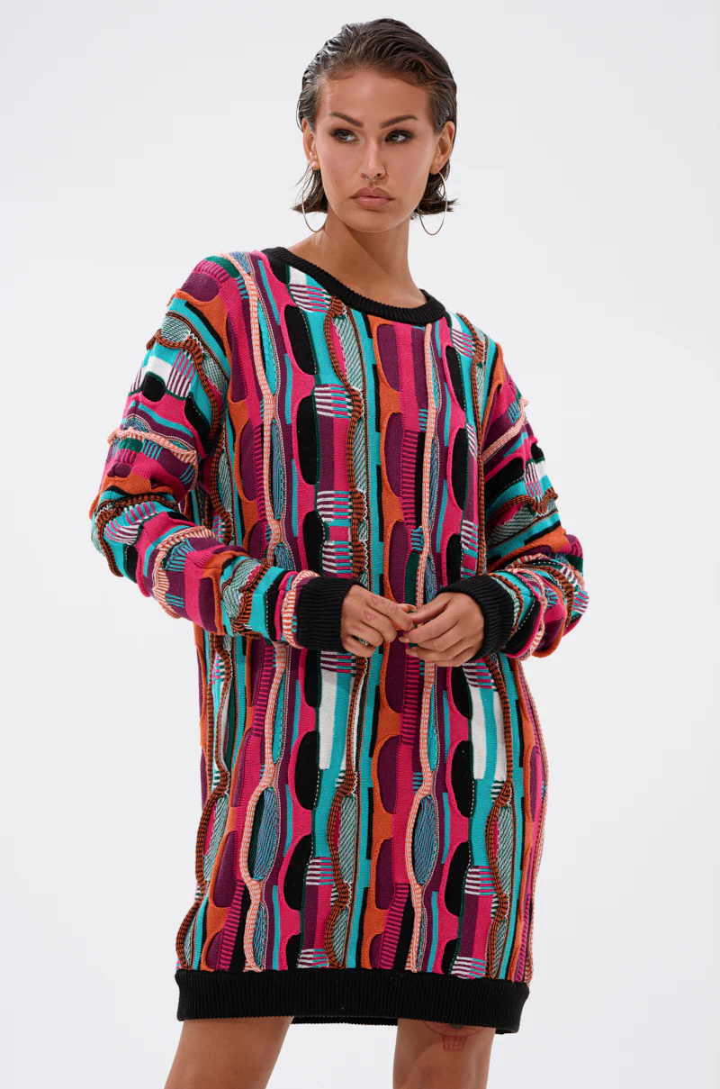 CARLTON COULD NEVER KNIT SWEATER DRESS