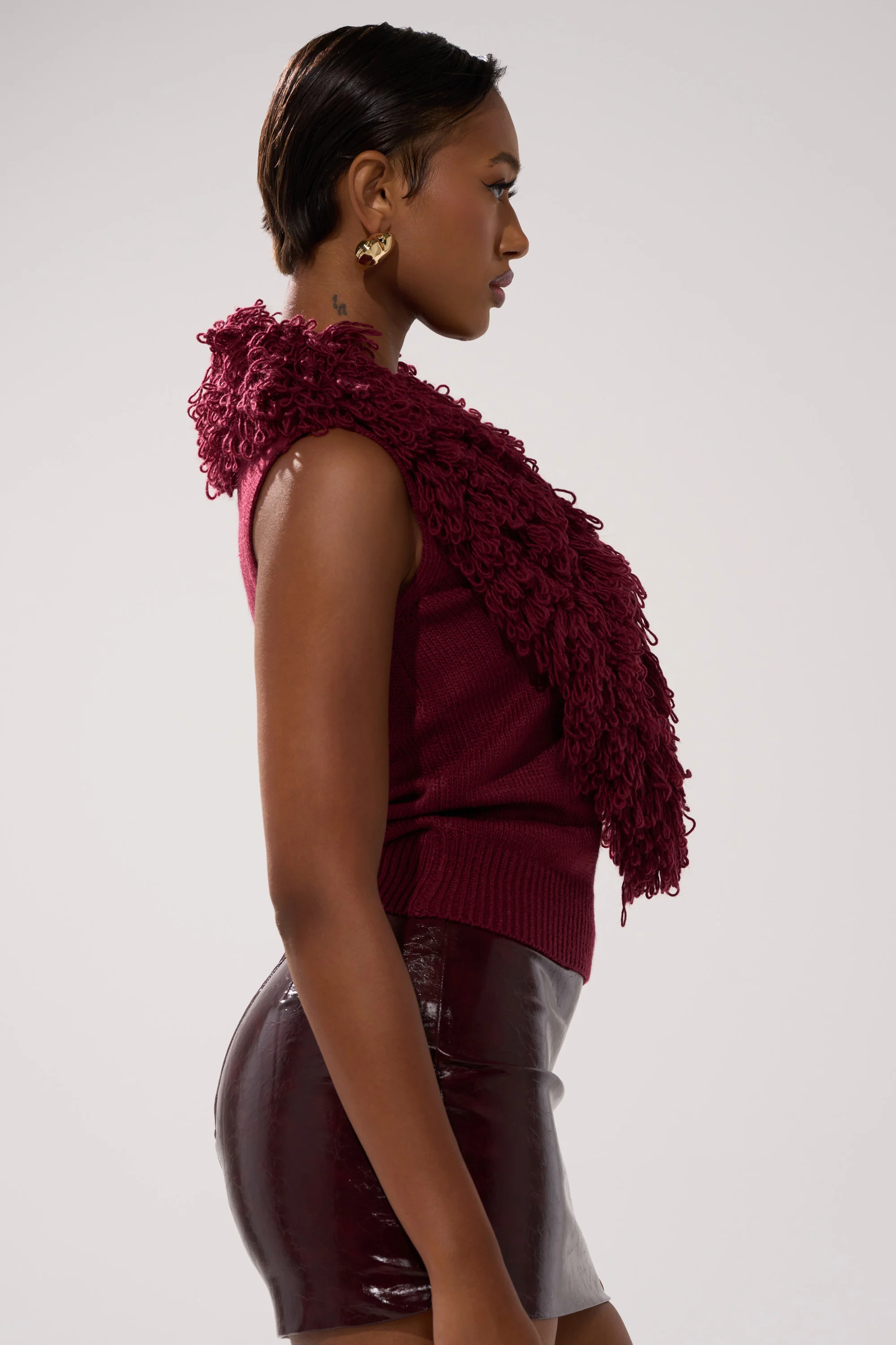 CARLY FRINGE OPEN FRONT SWEATER - Image 4