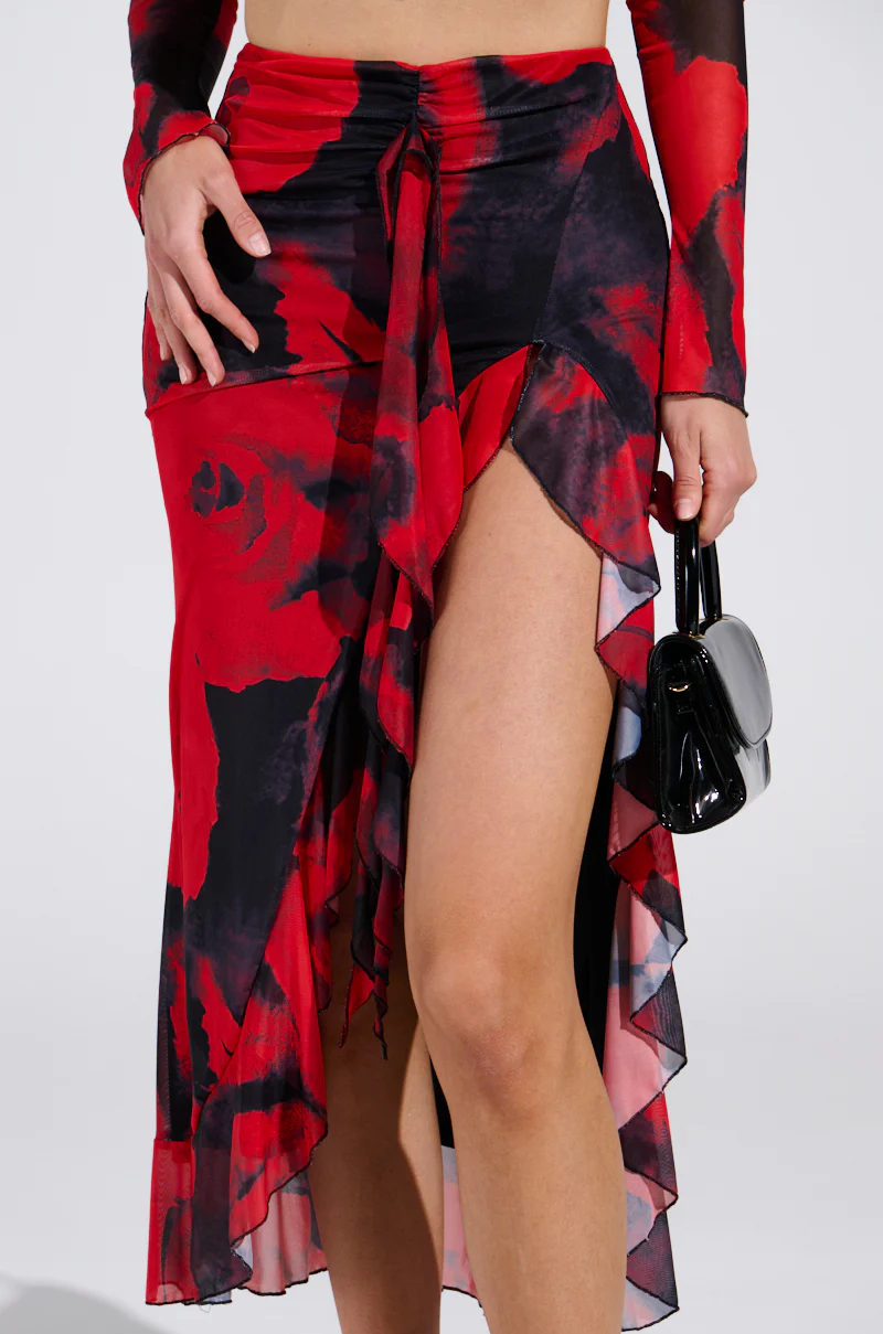 CAROLINA MESH MIDI SKIRT - Image 8