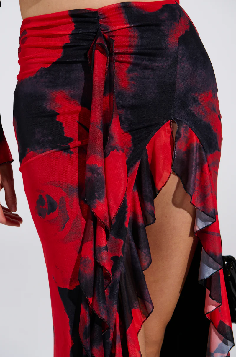 CAROLINA MESH MIDI SKIRT - Image 9