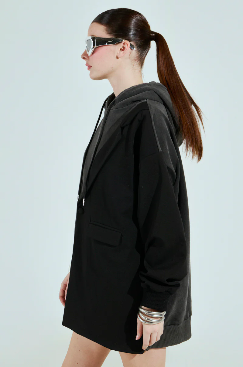 CASUAL BUSINESS SWEATSHIRT BLAZER MINI DRESS - Image 4
