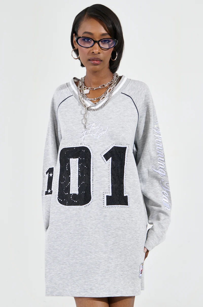 CATCH ME COURTSIDE SWEATSHIRT DRESS - Image 3