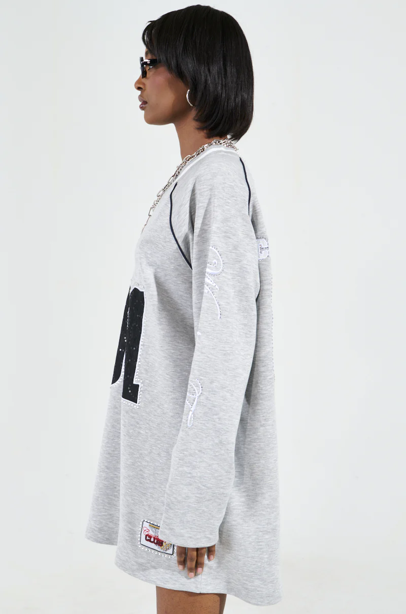 CATCH ME COURTSIDE SWEATSHIRT DRESS - Image 4