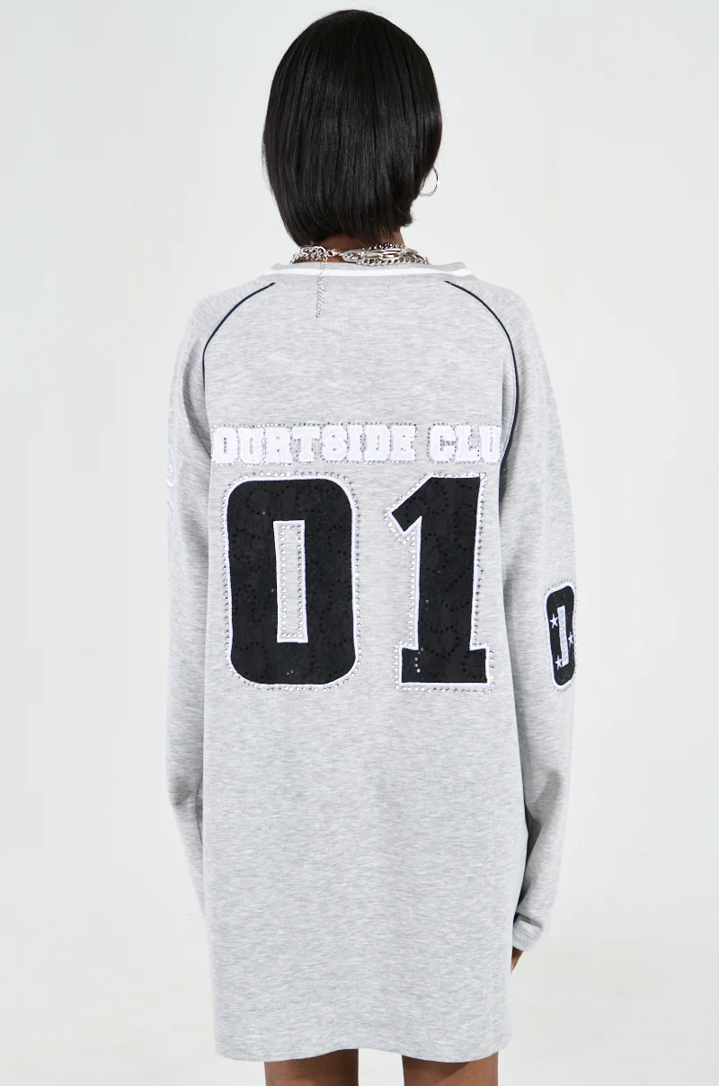 CATCH ME COURTSIDE SWEATSHIRT DRESS - Image 6