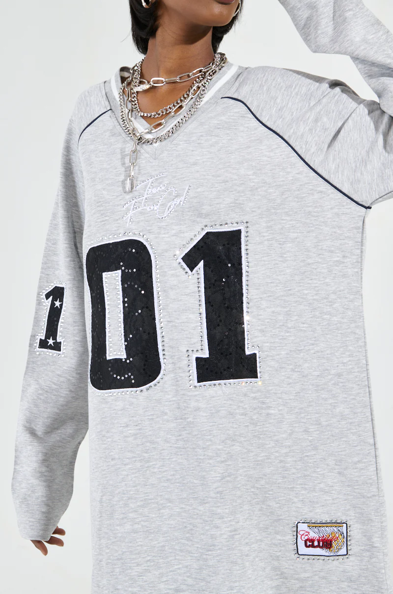 CATCH ME COURTSIDE SWEATSHIRT DRESS - Image 8