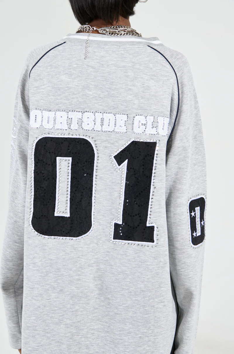 CATCH ME COURTSIDE SWEATSHIRT DRESS - Image 9