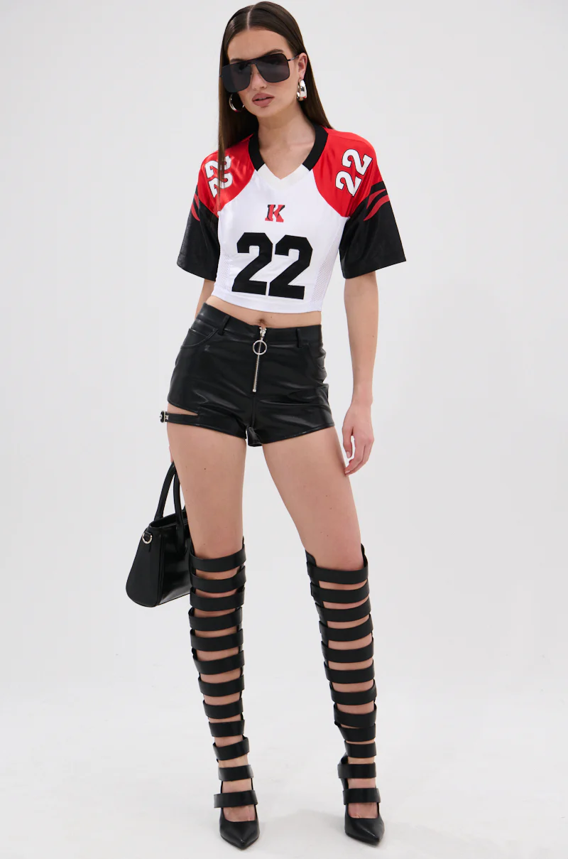 CATCH MY VIBE CORSETED JERSEY TOP - Image 7