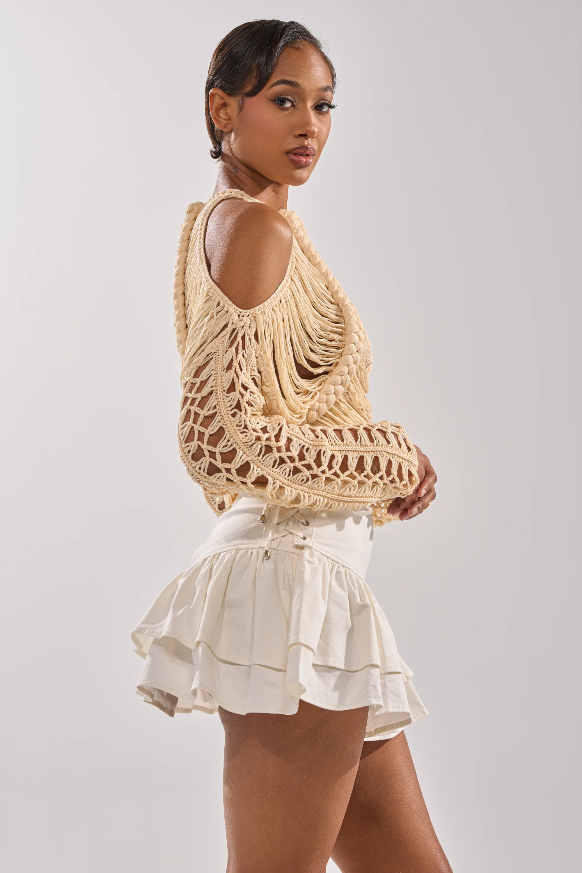 CATCHING FEELING FRINGE SWEATER - Image 3