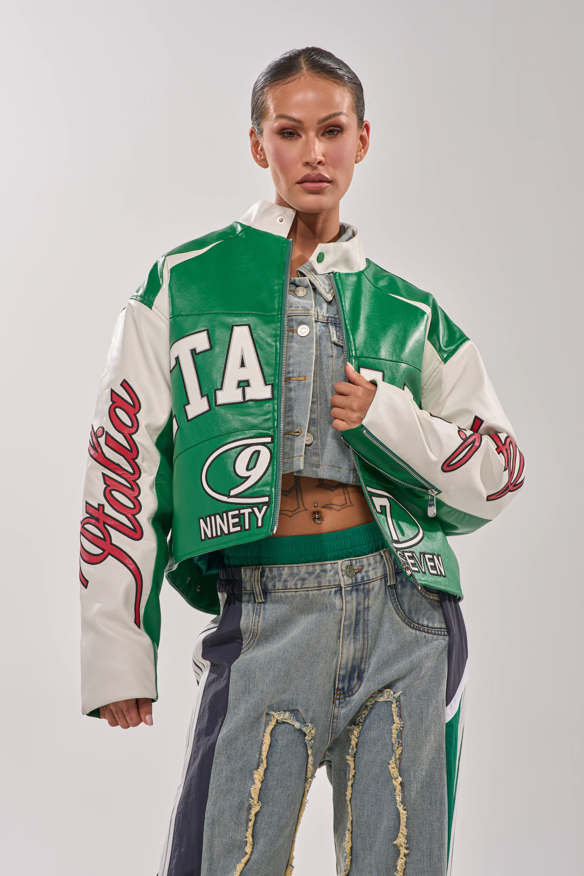 CATCHING FLIGHTS EMBROIDERED BOMBER - Image 10