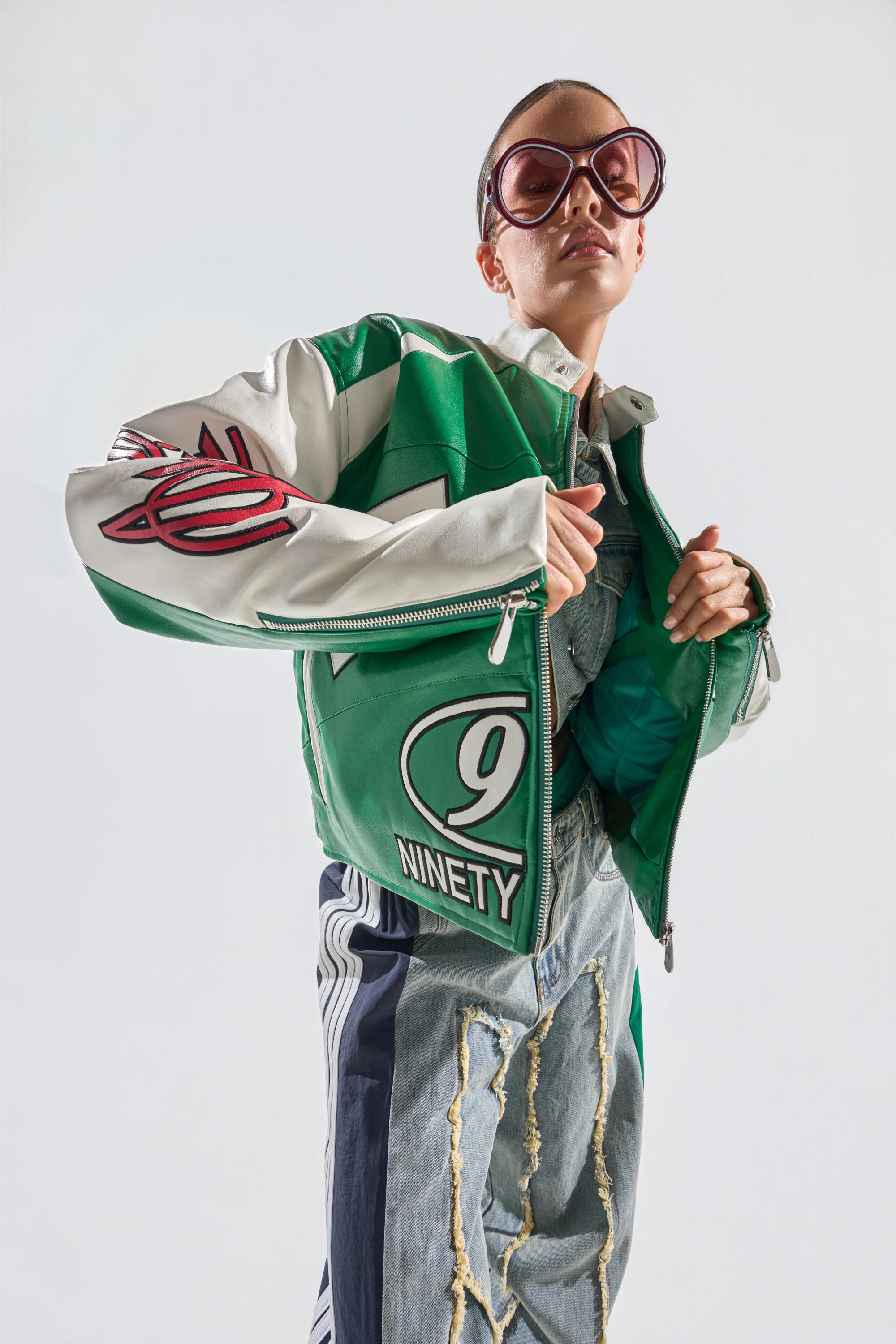 CATCHING FLIGHTS EMBROIDERED BOMBER - Image 2