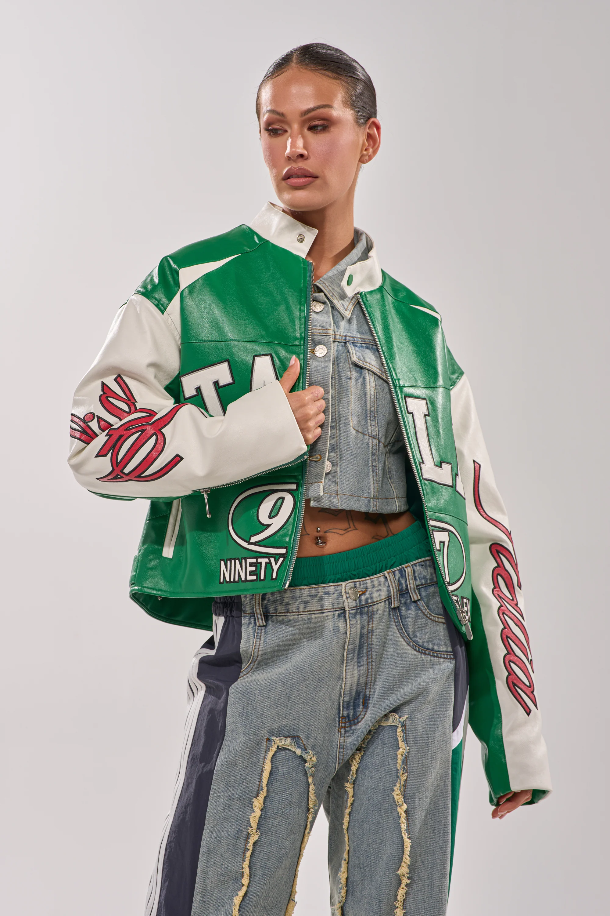 CATCHING FLIGHTS EMBROIDERED BOMBER - Image 5