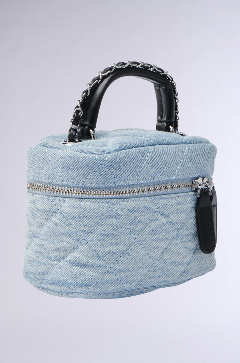 CHACHA DENIM MINI PURSE - Image 3