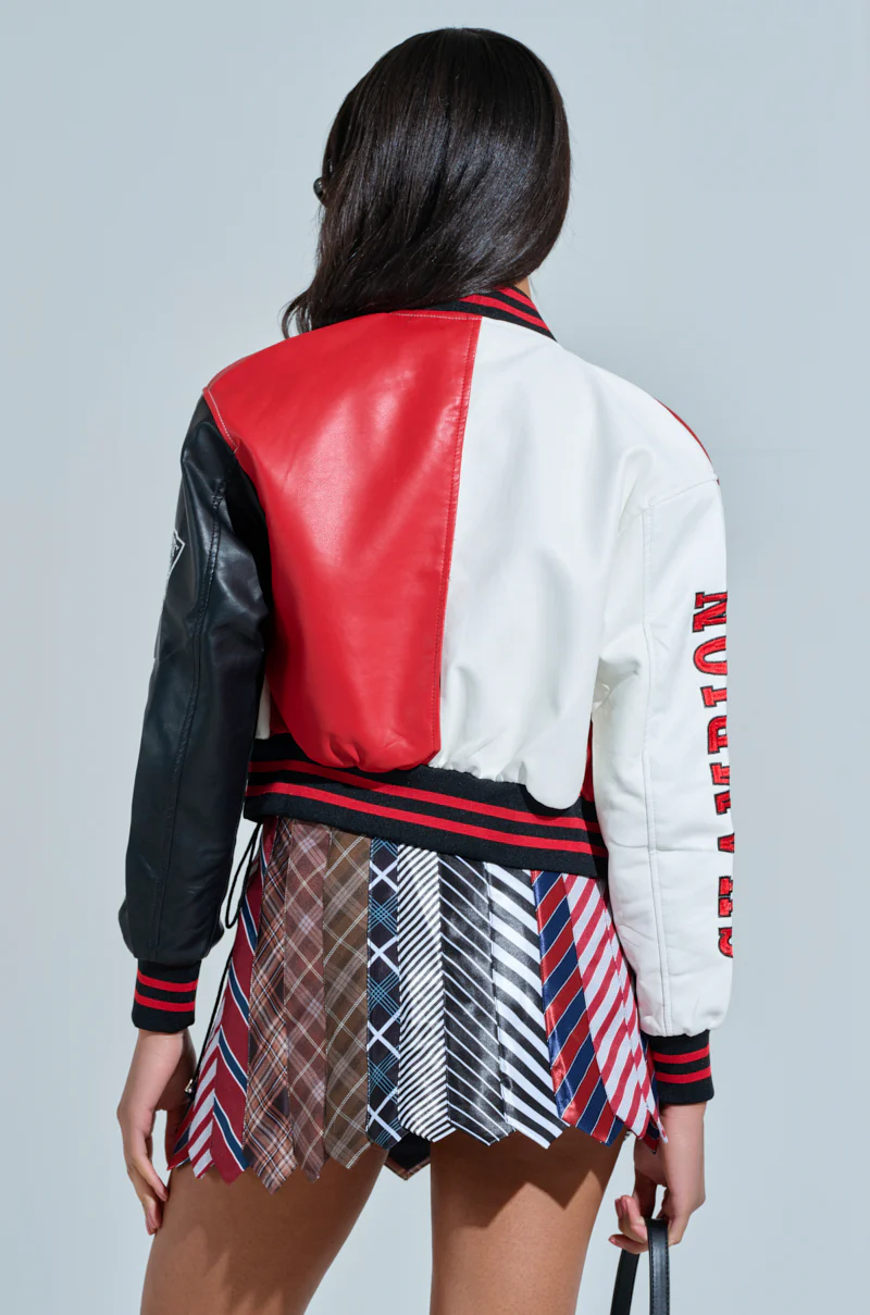 CHAMPIONS LEAGUE FAUX LEATHER BOMBER - Image 7