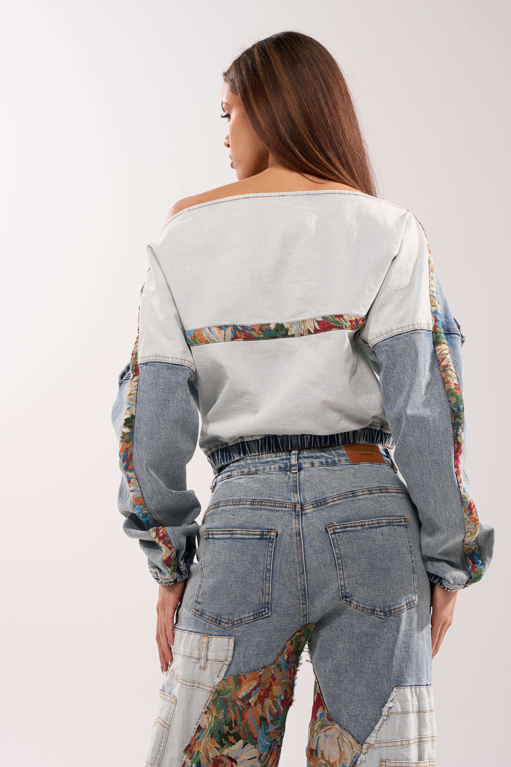CHANGE IT UP DENIM SWEATSHIRT - Image 5