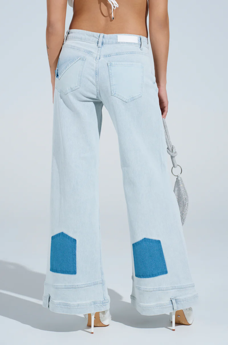 CHANGE OF PERSPECTIVE WIDE LEG DENIM PANTS - Image 2