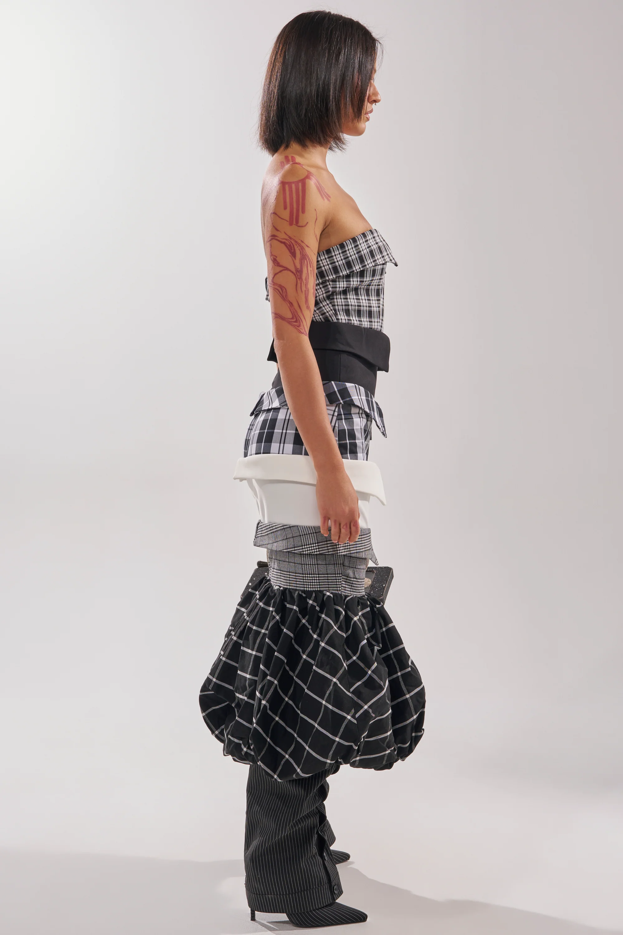 CHANGING IT UP PLAID MIDI DRESS - Image 4