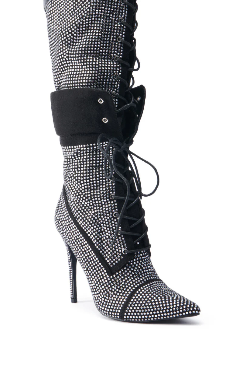 CHARLOTT BLACK STILETTO BOOT - Image 10