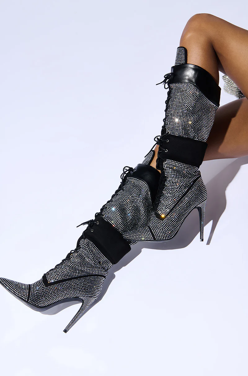 CHARLOTT BLACK STILETTO BOOT - Image 6