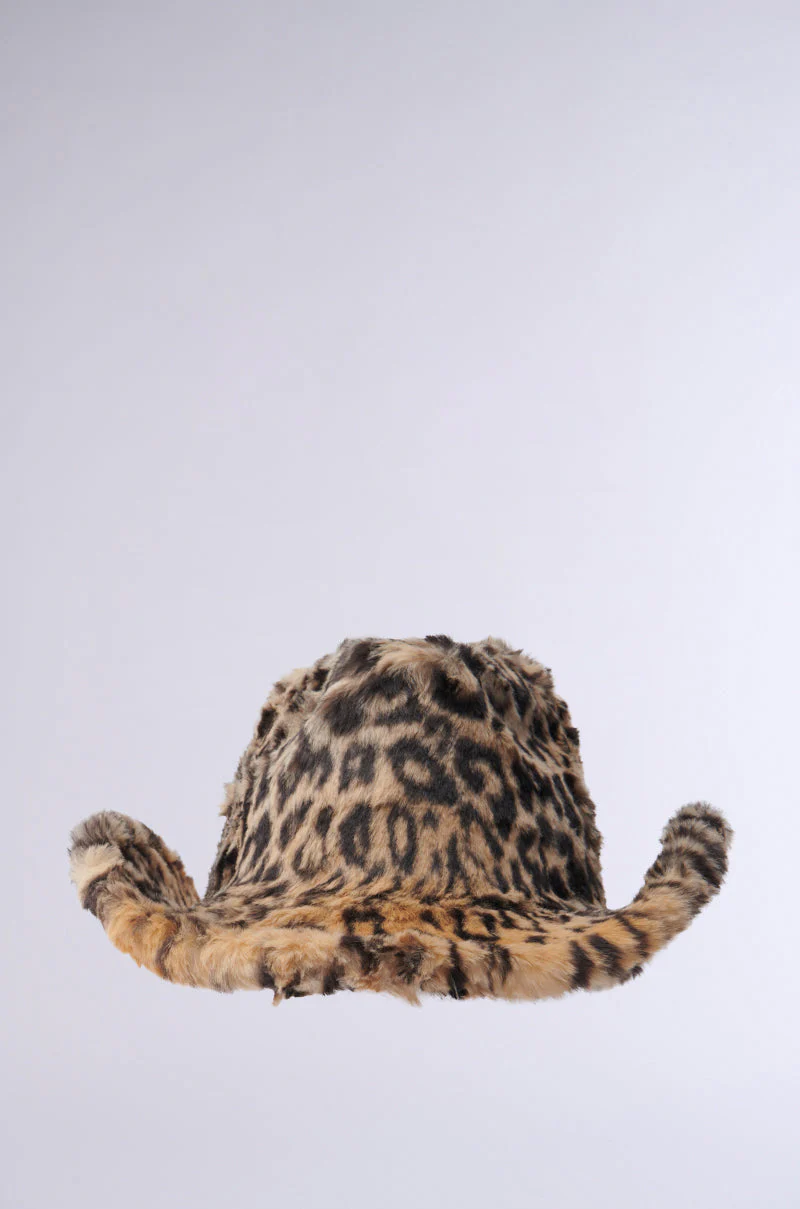 CHECK ME OUT FAUX FUR COWBOY HAT - Image 5