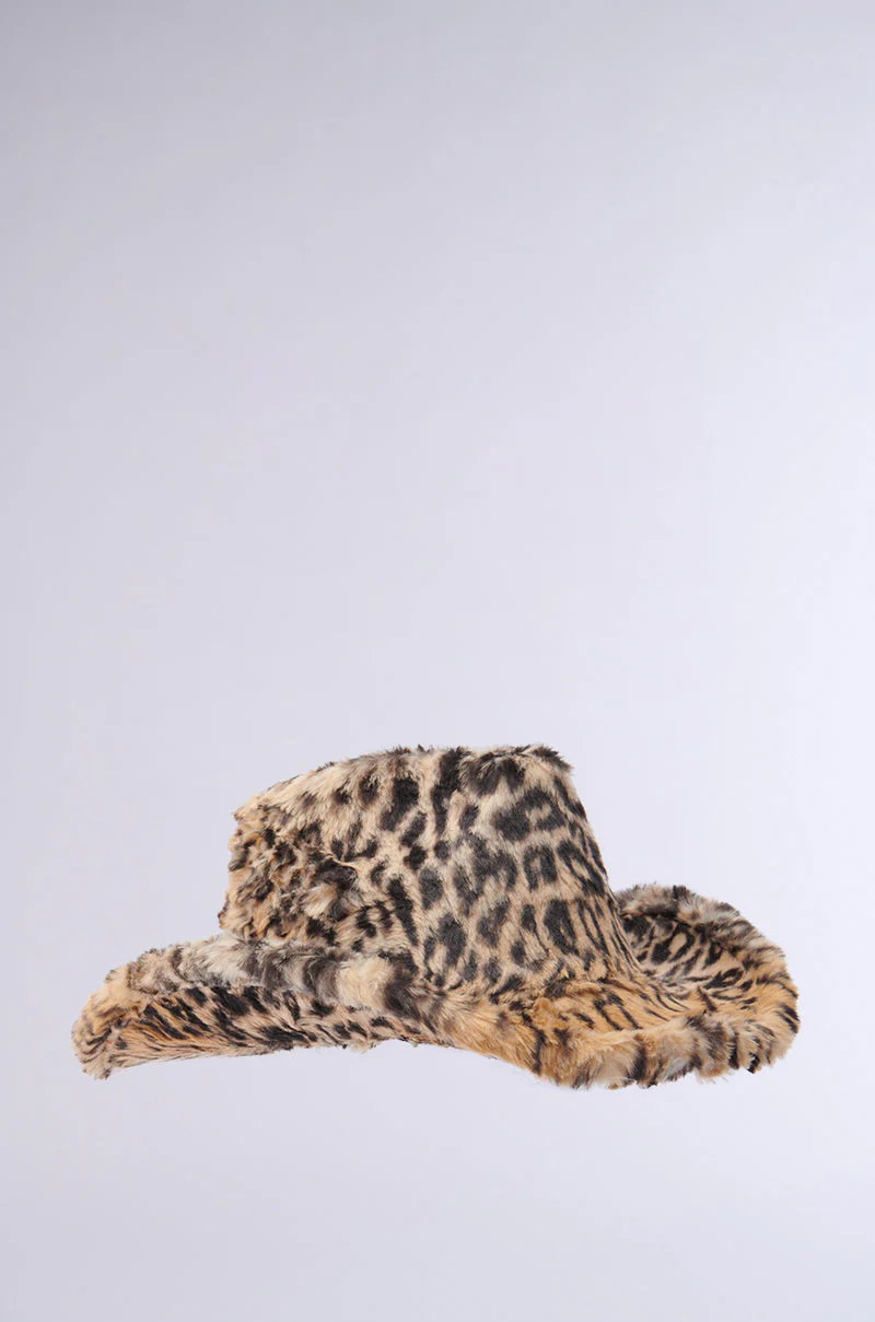 CHECK ME OUT FAUX FUR COWBOY HAT - Image 9