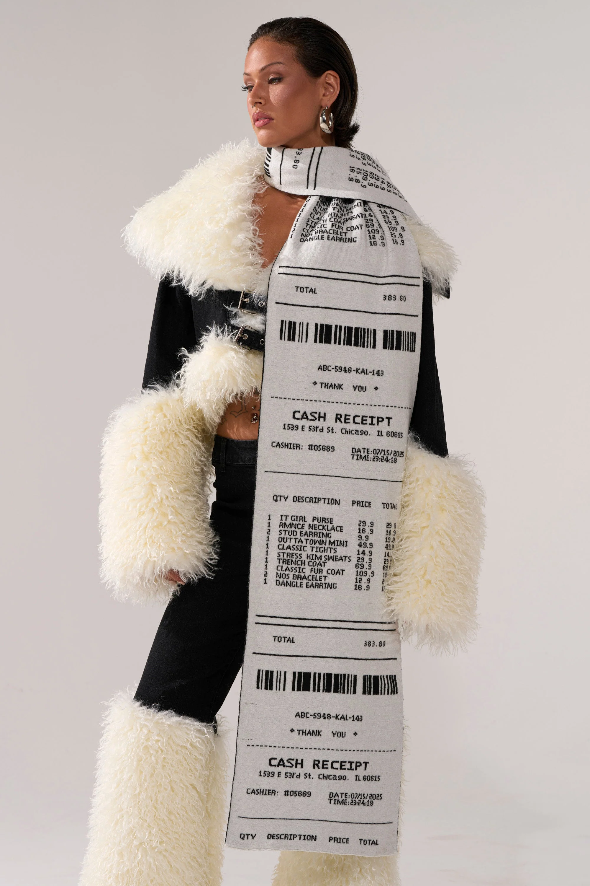 CHECK THE RECEIPT SCARF - Image 4
