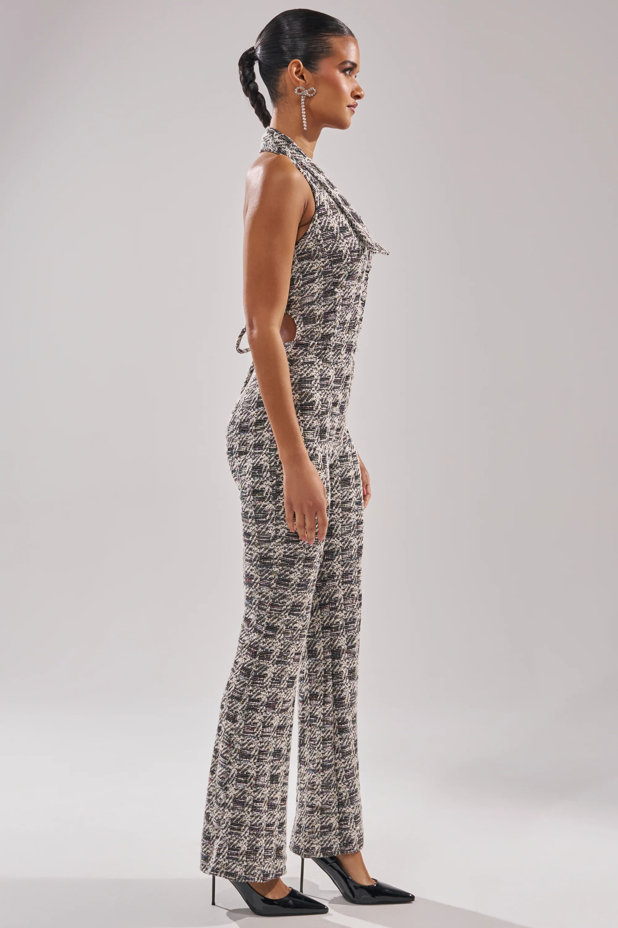 CHECKMATE SLEEVELESS JUMPSUIT - Image 5