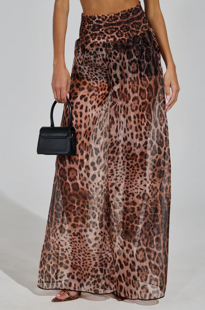 CHEETAH GIRL PALAZZO PANT - Image 2