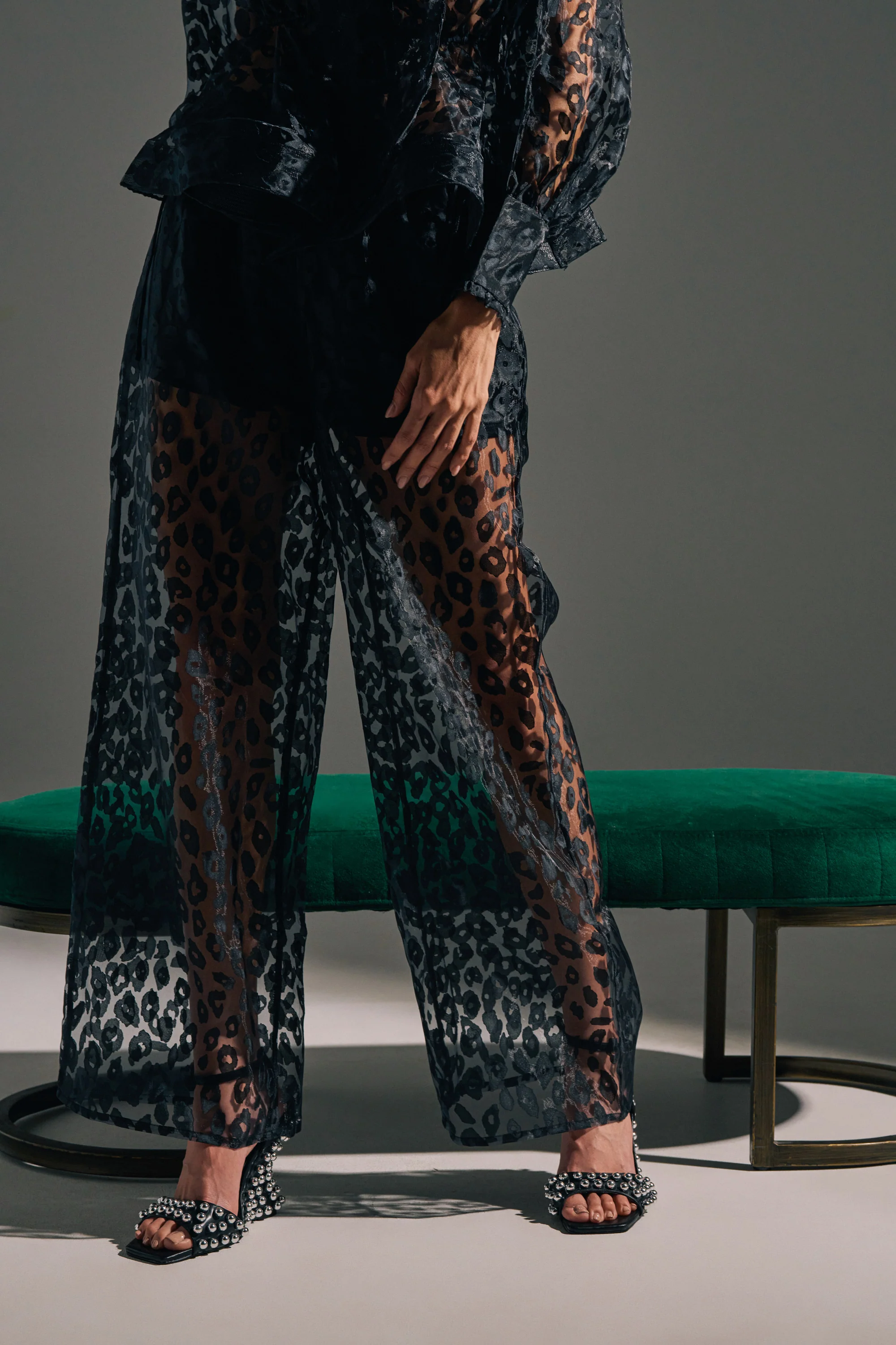 CHEETAH SISTA PALAZZO PANT - Image 3