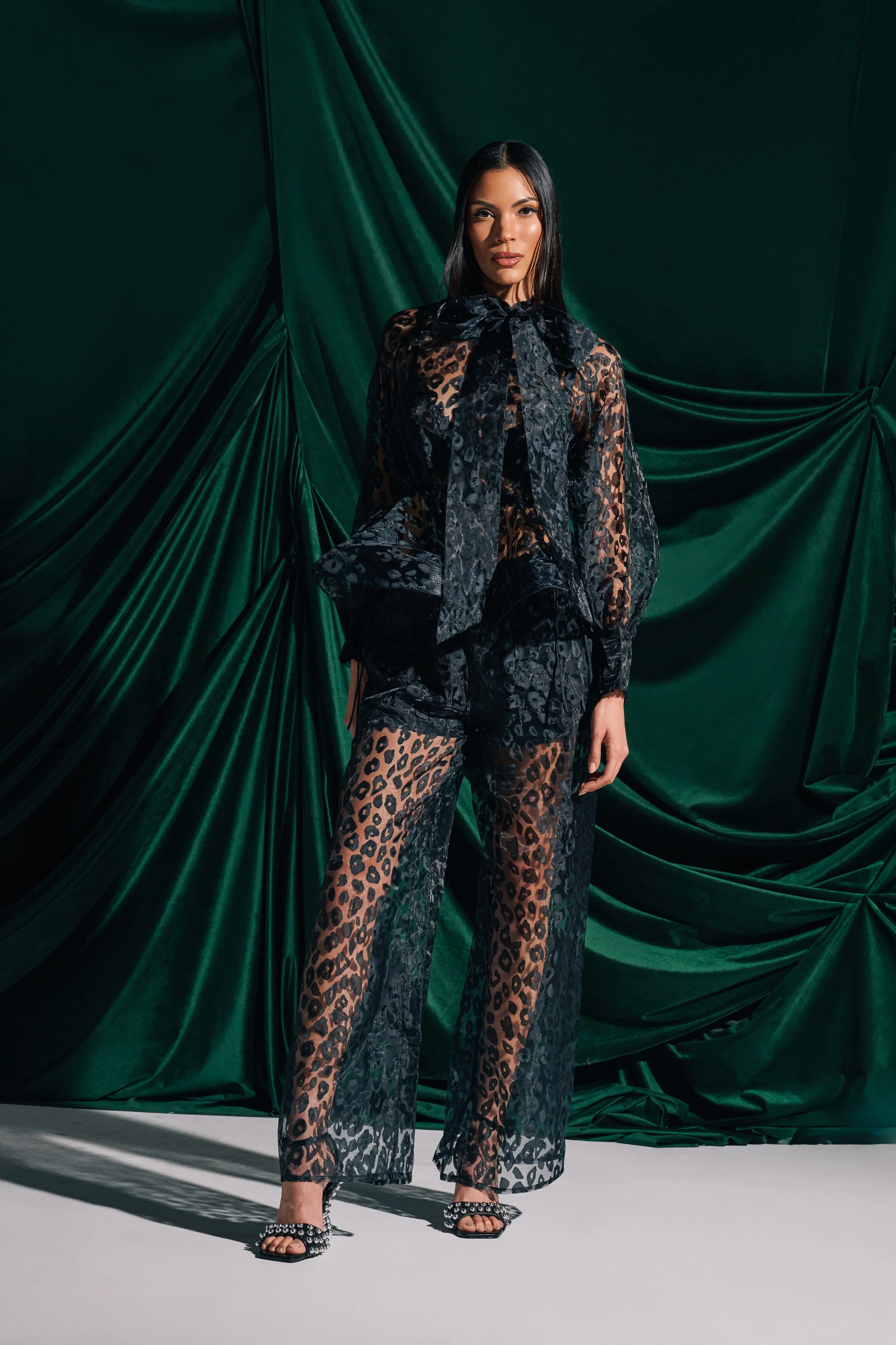 CHEETAH SISTA PALAZZO PANT - Image 4