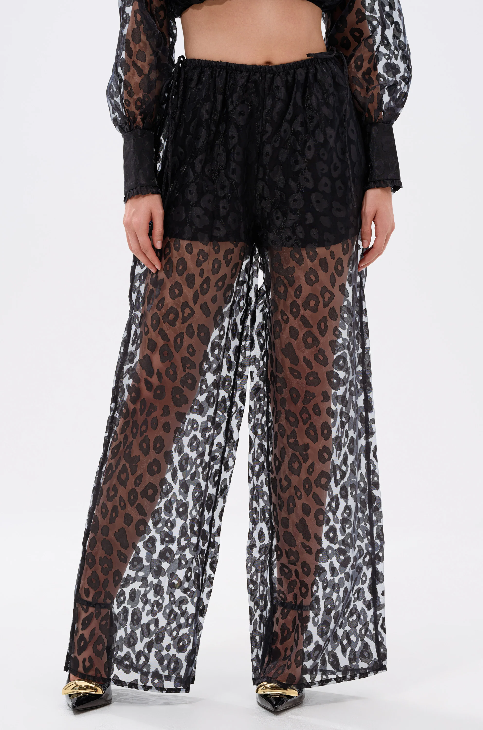 CHEETAH SISTA PALAZZO PANT - Image 5