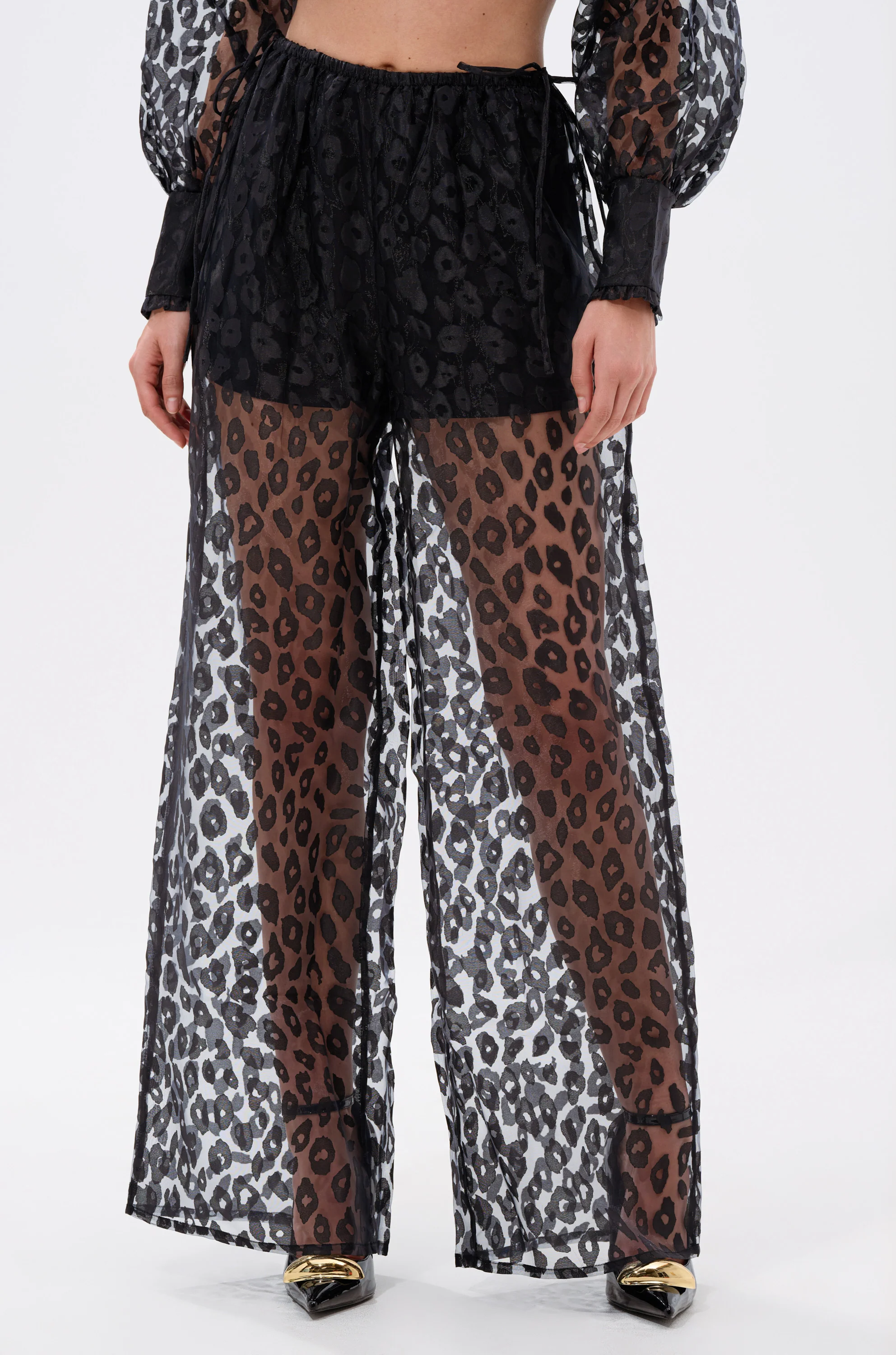 CHEETAH SISTA PALAZZO PANT - Image 6