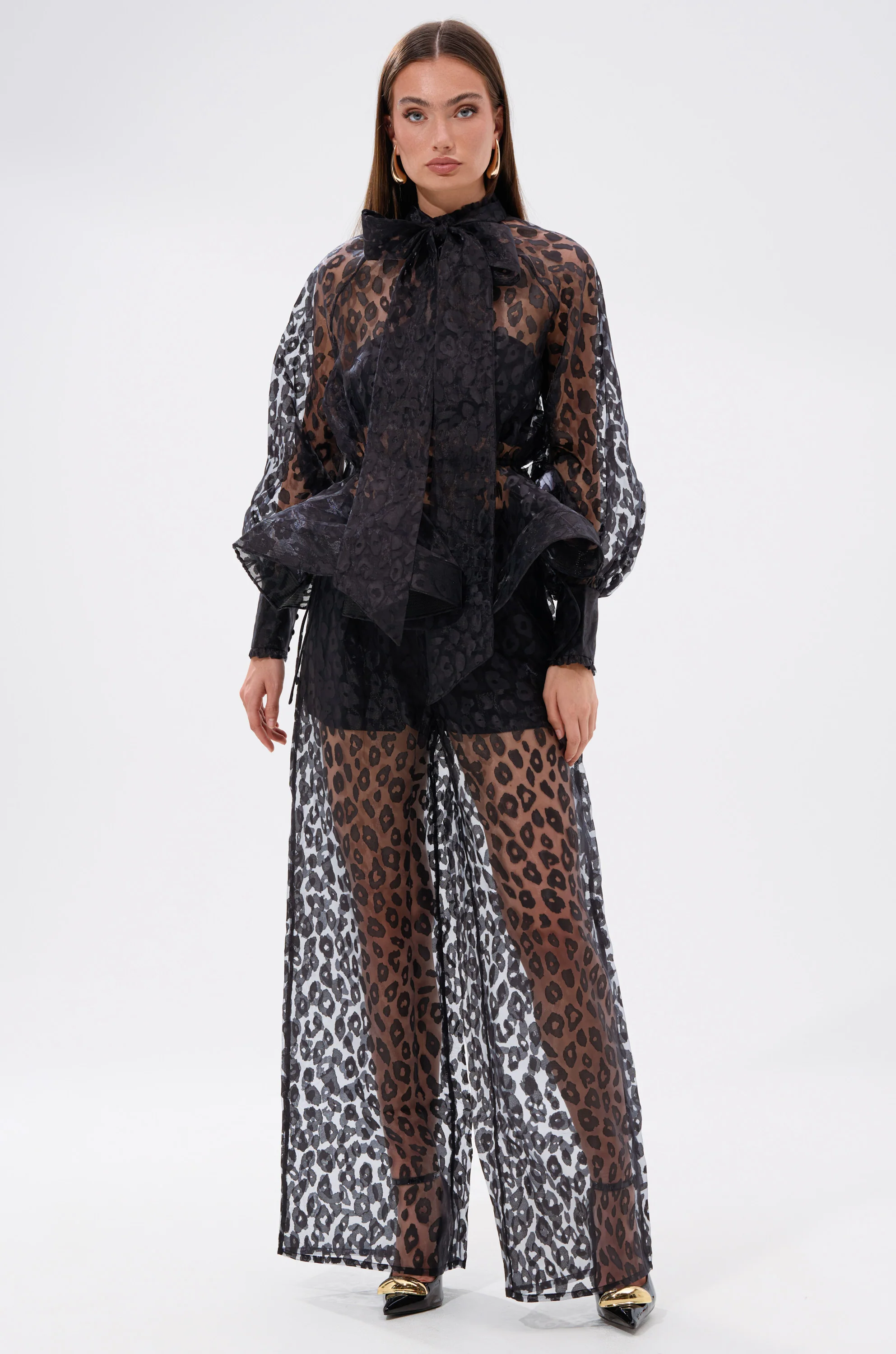 CHEETAH SISTA PALAZZO PANT - Image 9