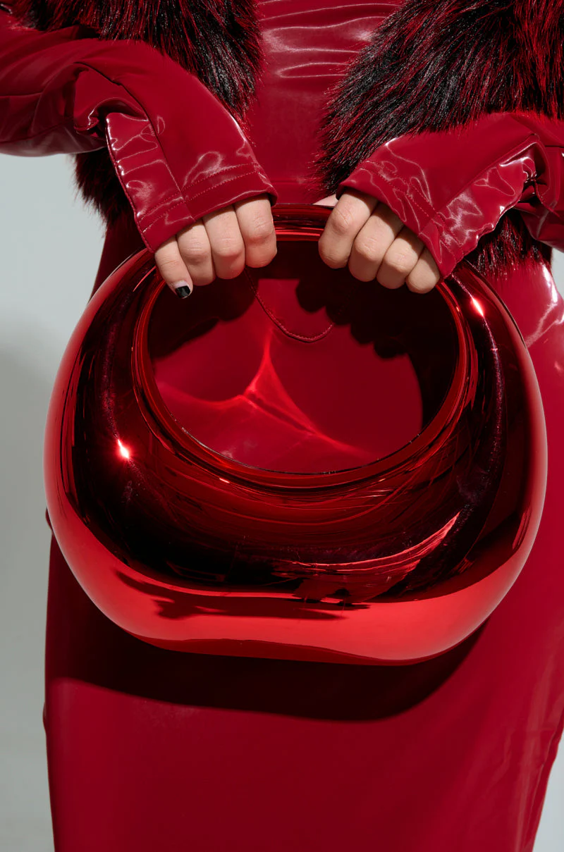 CHERRY ON TOP CHROME PURSE - Image 3