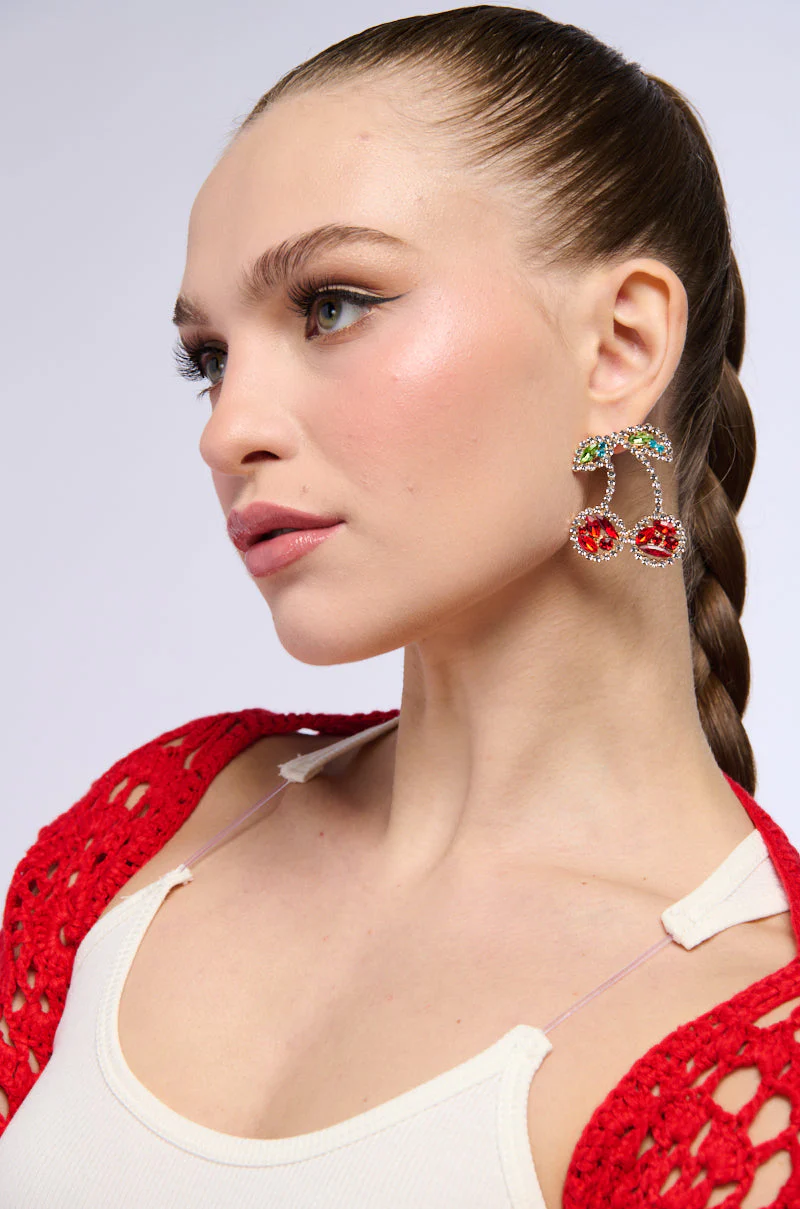 CHERRY ON TOP EARRINGS