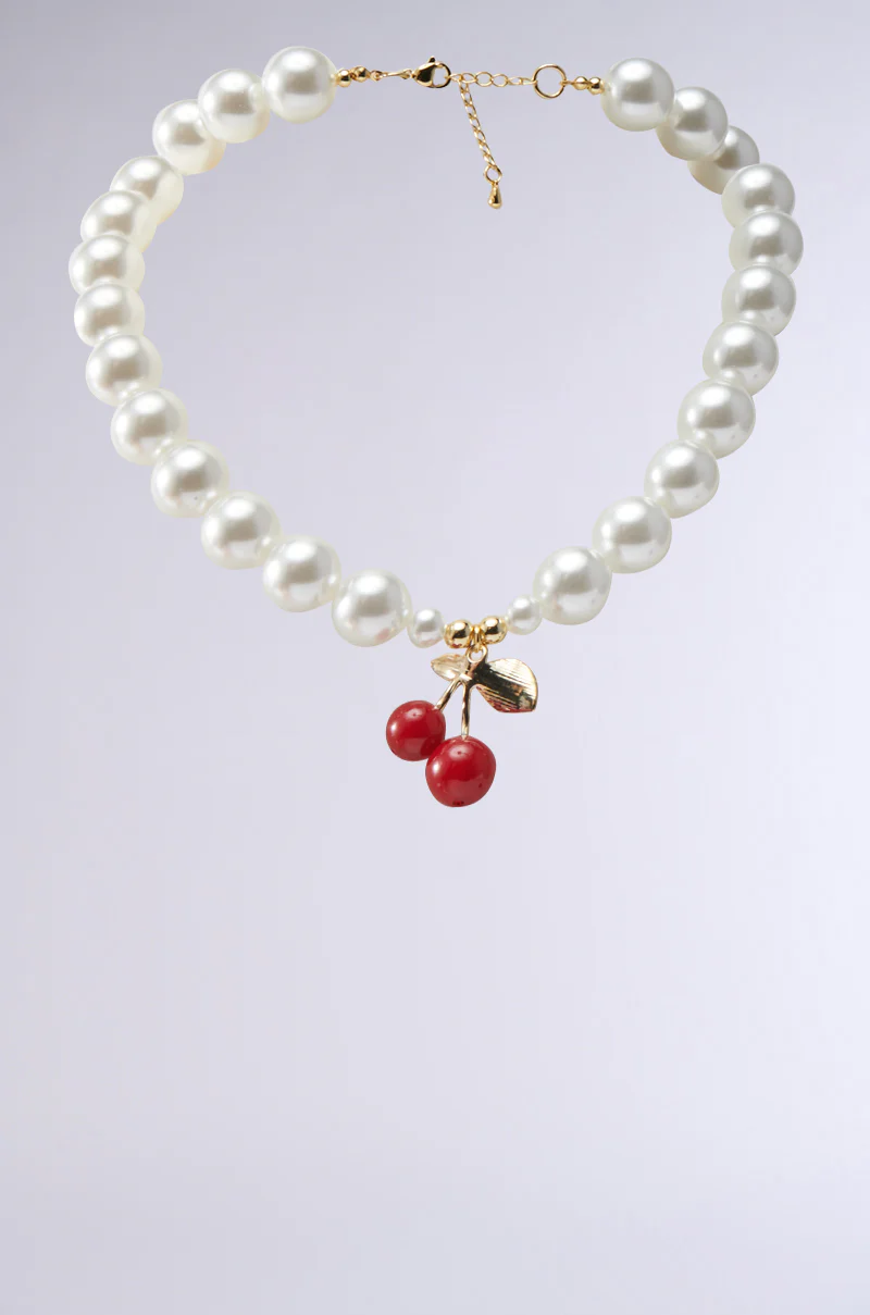 CHERRY ON TOP NECKLACE