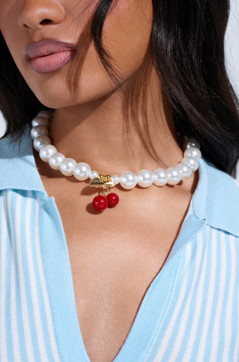 CHERRY ON TOP NECKLACE - Image 2