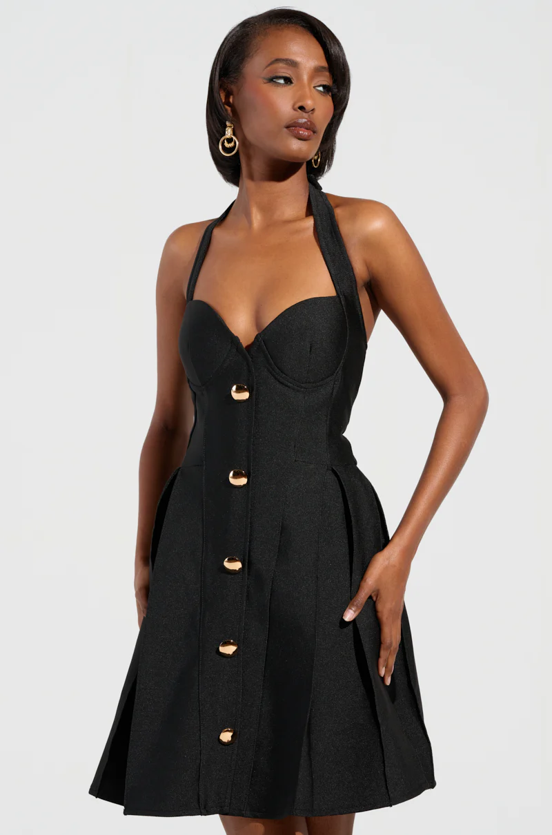 CHIC AF BANDAGE MINI DRESS - Image 2