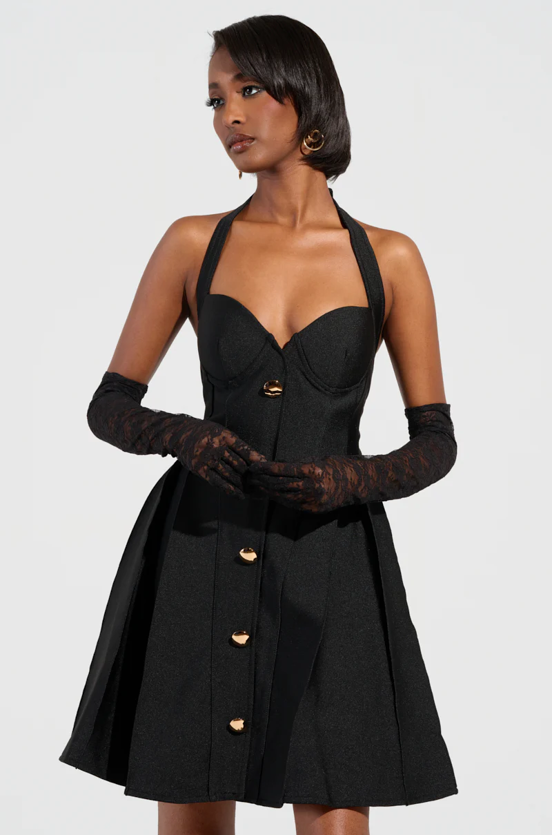 CHIC AF BANDAGE MINI DRESS - Image 3