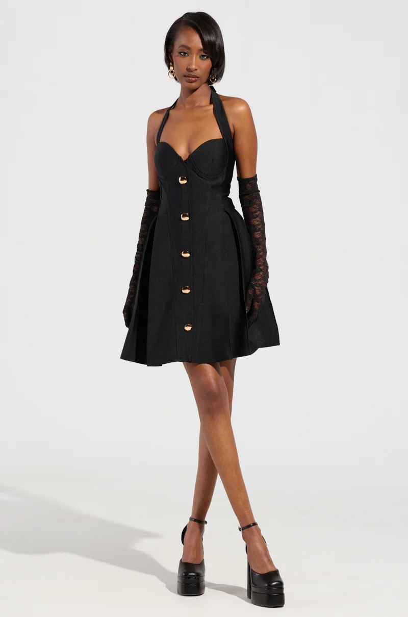 CHIC AF BANDAGE MINI DRESS - Image 6