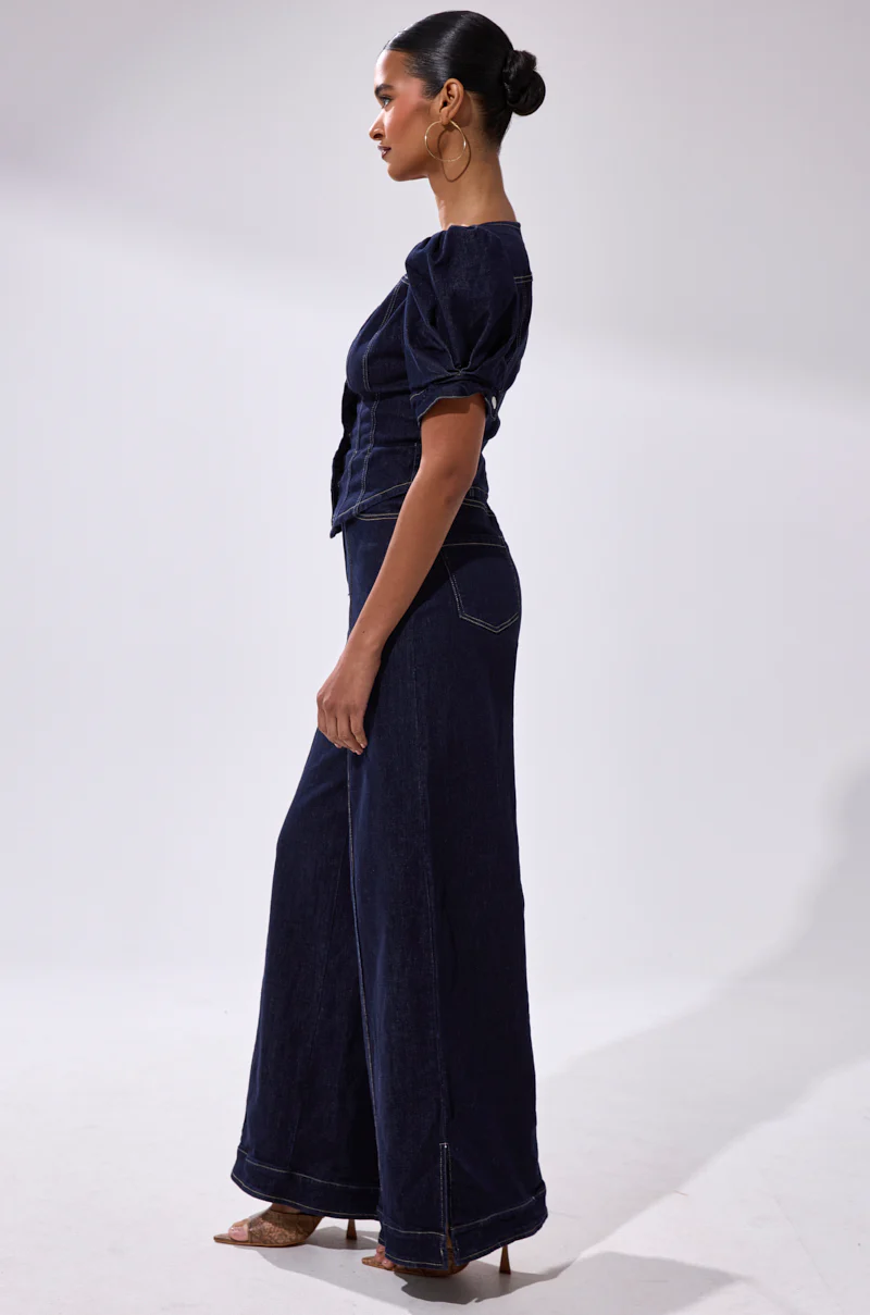 CHIC AF DENIM JUMPSUIT - Image 3