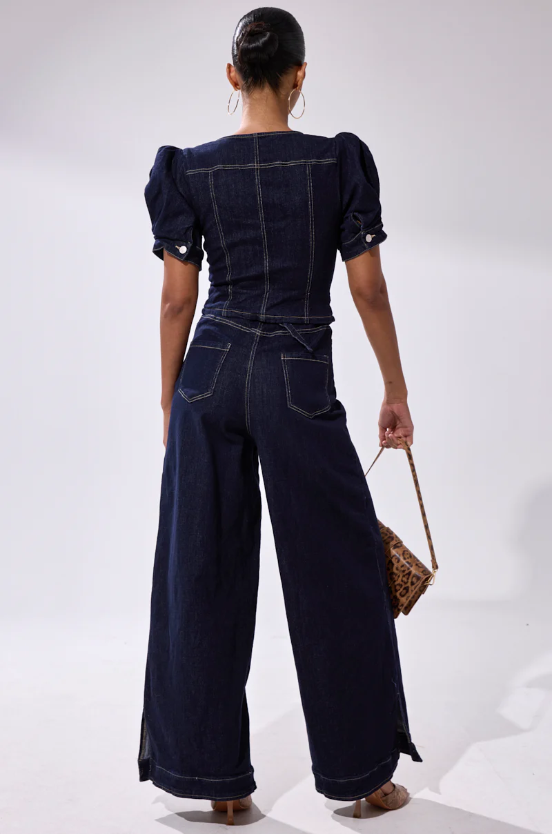 CHIC AF DENIM JUMPSUIT - Image 4