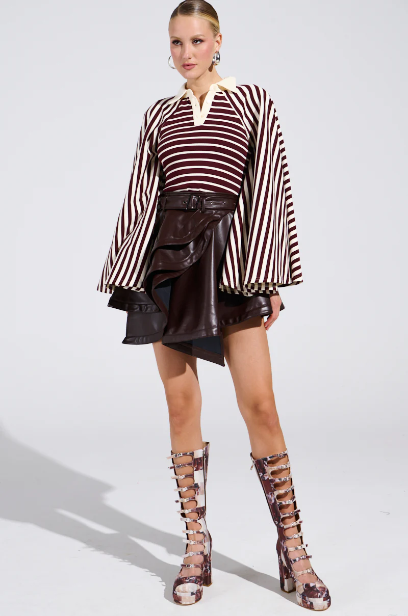 CHIC AF PU MINI SKIRT - Image 7